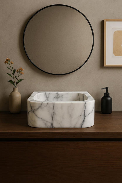 Lilac Marble Sink