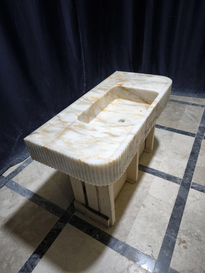 Calacatta Gold Marble Sink