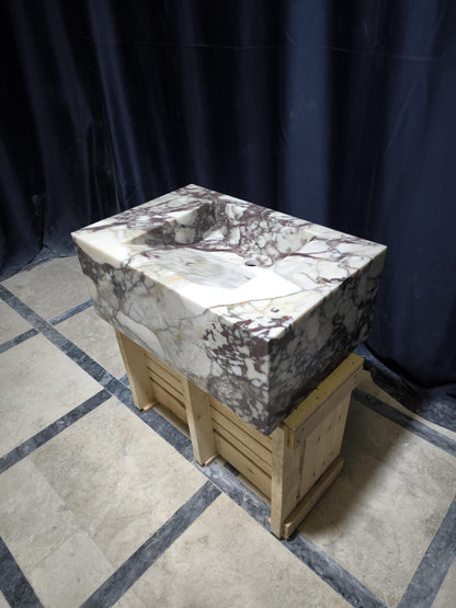 Calacatta Monet Marble Sink
