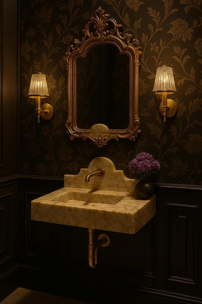 Calacatta Sugar Marble Sink