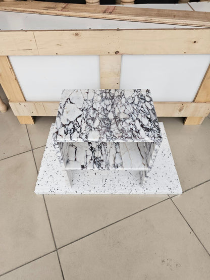 Calacatta Viola Marble Side Table