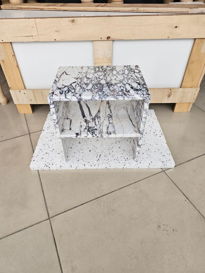 Calacatta Viola Marble Side Table