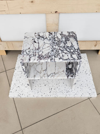 Calacatta Viola Marble Side Table