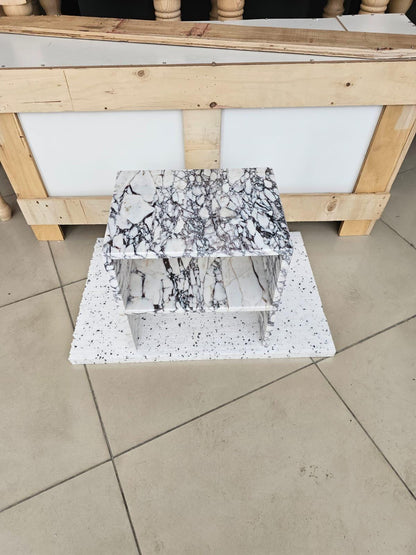 Calacatta Viola Marble Side Table