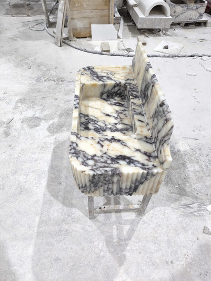 Calacatta Viola Marble Sink