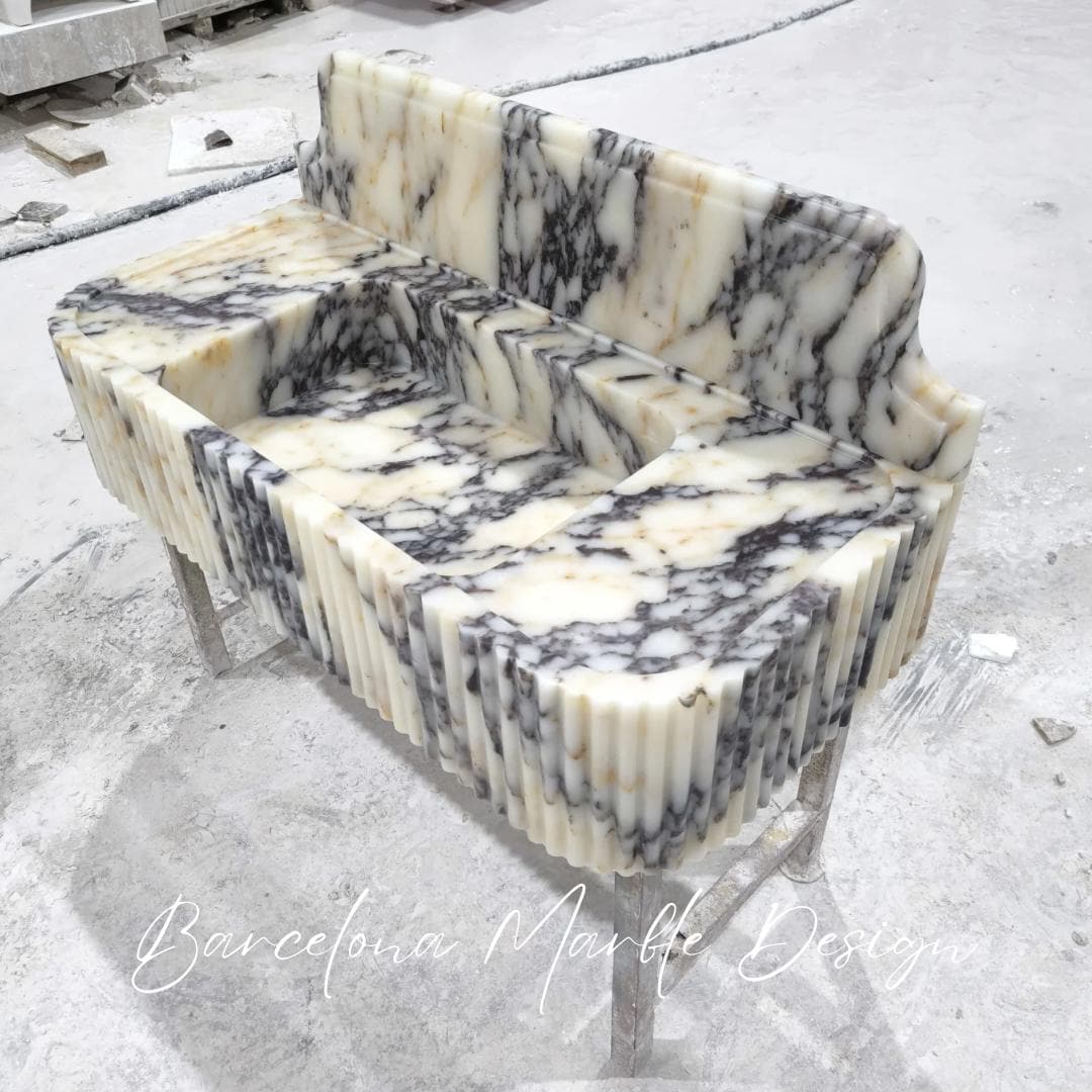 Calacatta Viola Marble Sink