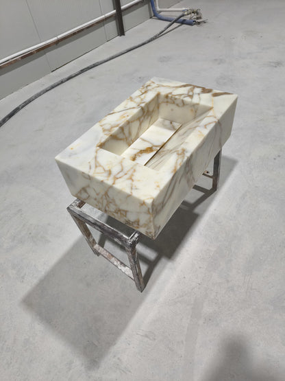 Calacatta Gold Marble Sink