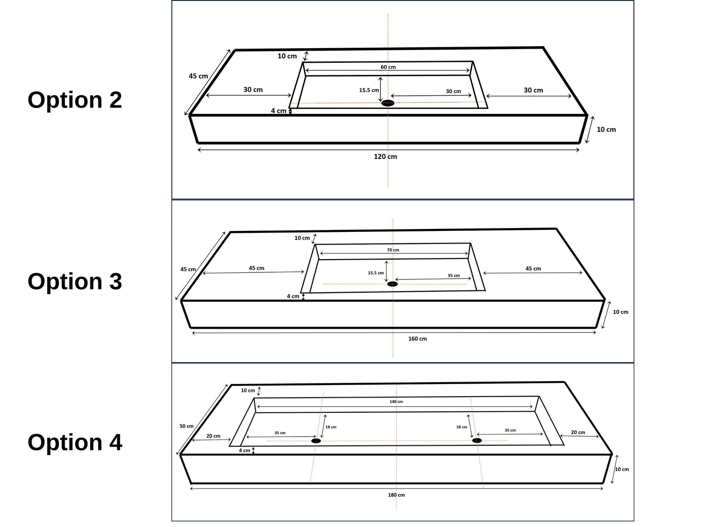 Dounble Silver Travertine Sink