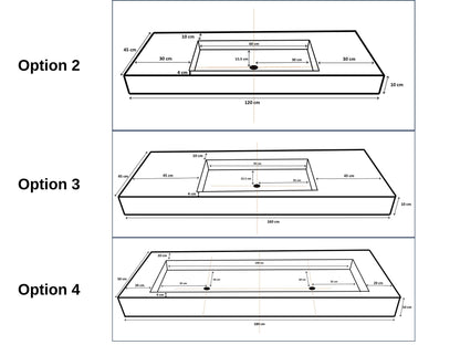 Dounble Silver Travertine Sink