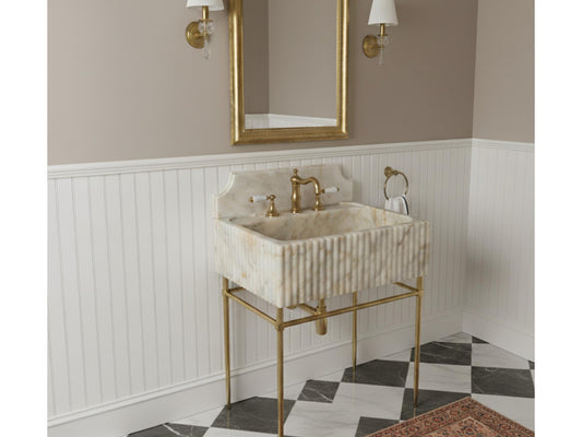 Calacatta Viola Marble Sink