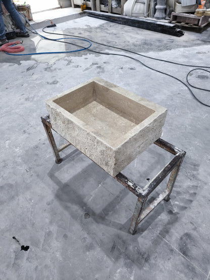 Beige Travertine Sink