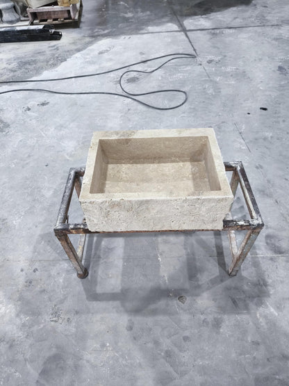Beige Travertine Sink