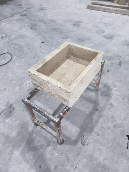 Beige Travertine Sink