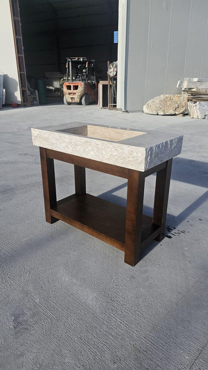 Travertine Marble Sink