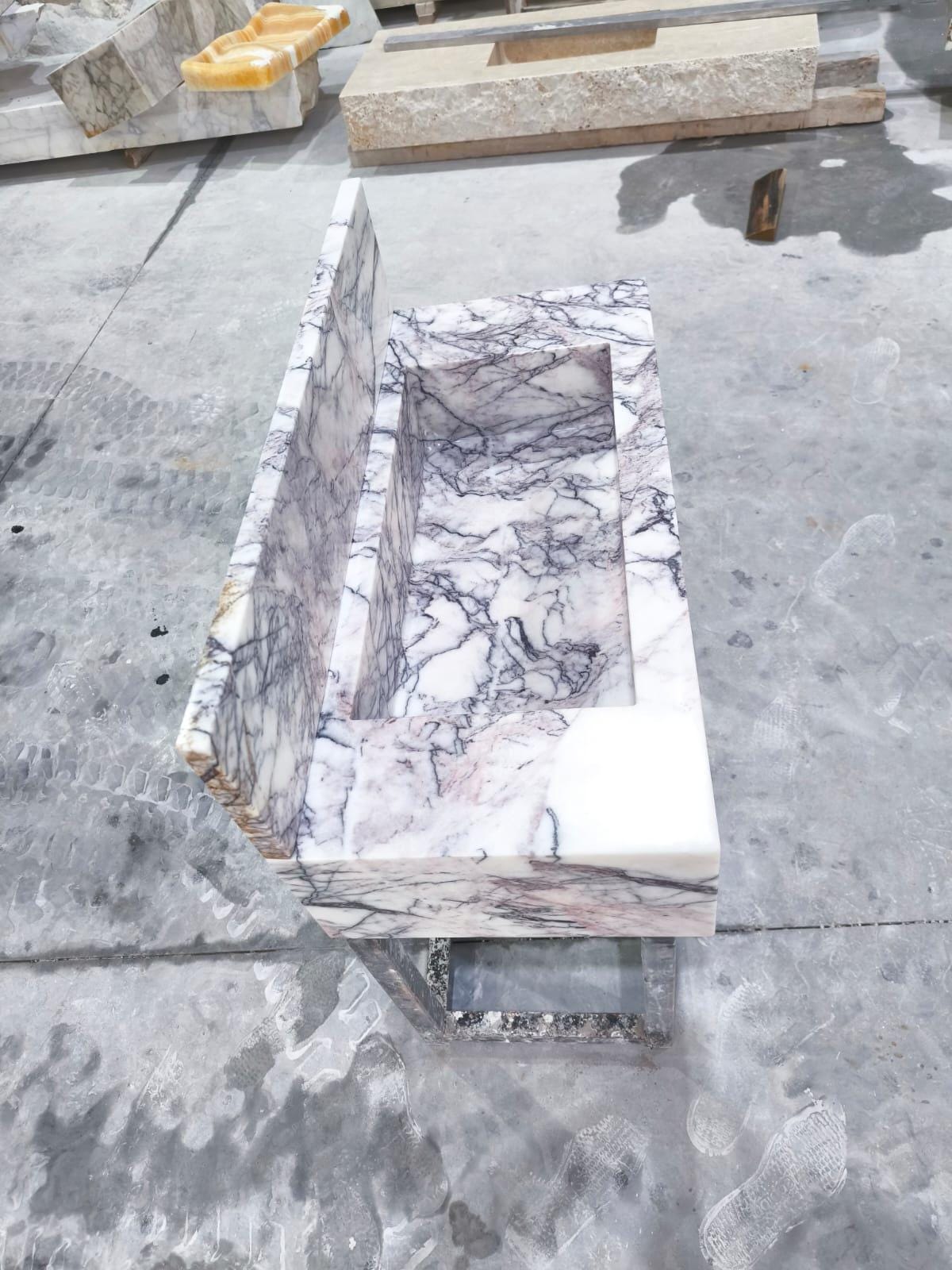 Lilac Marble Sink