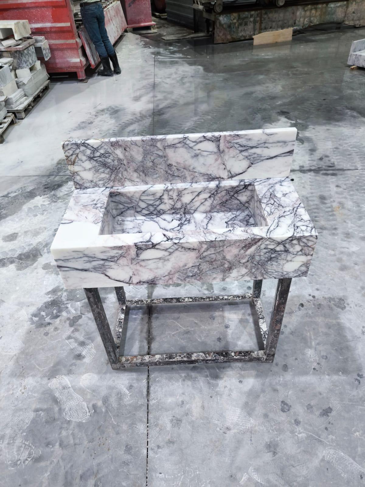 Lilac Marble Sink