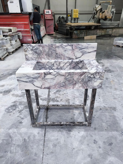 Lilac Marble Sink