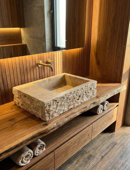 Travertine Sink