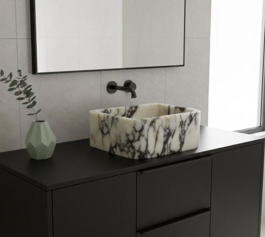 Calacatta Viola Marble Sink