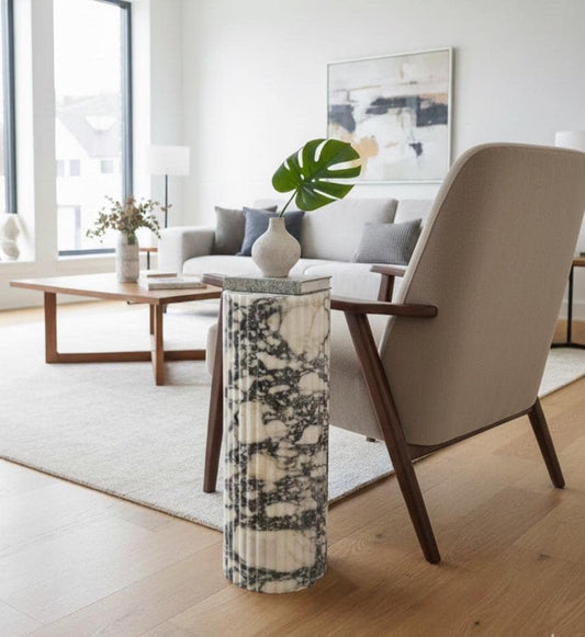 Calacatta Viola Side Table