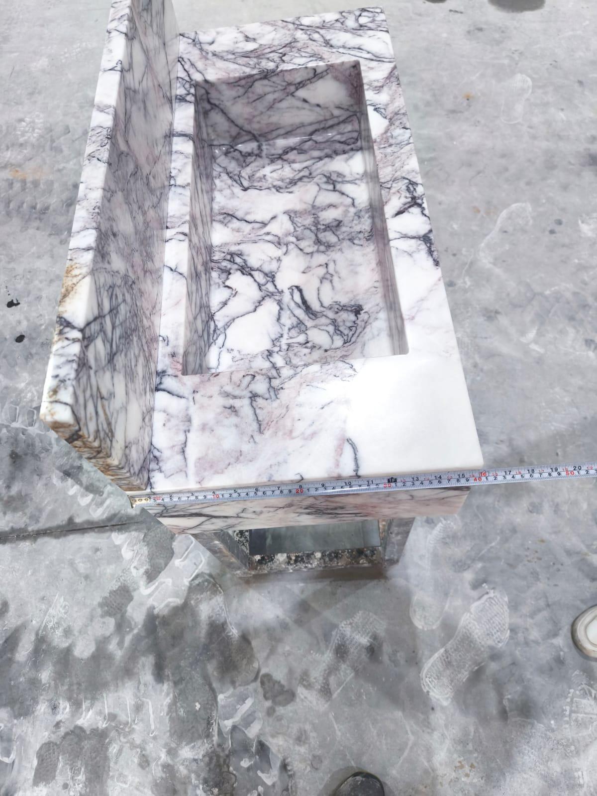 Lilac Marble Sink