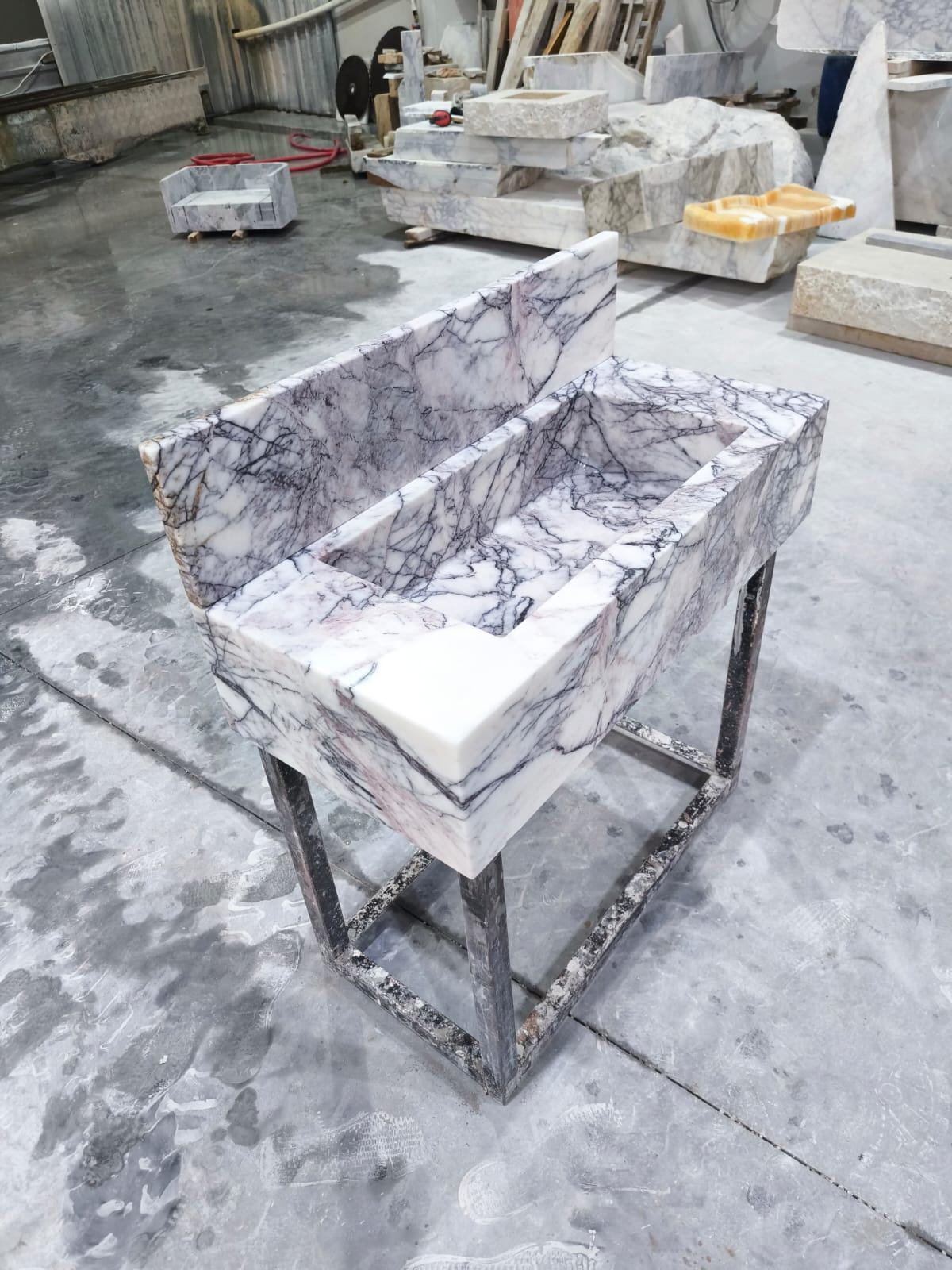 Lilac Marble Sink