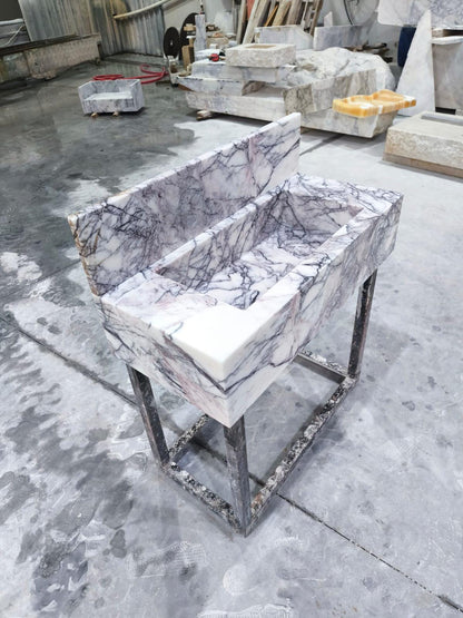 Lilac Marble Sink