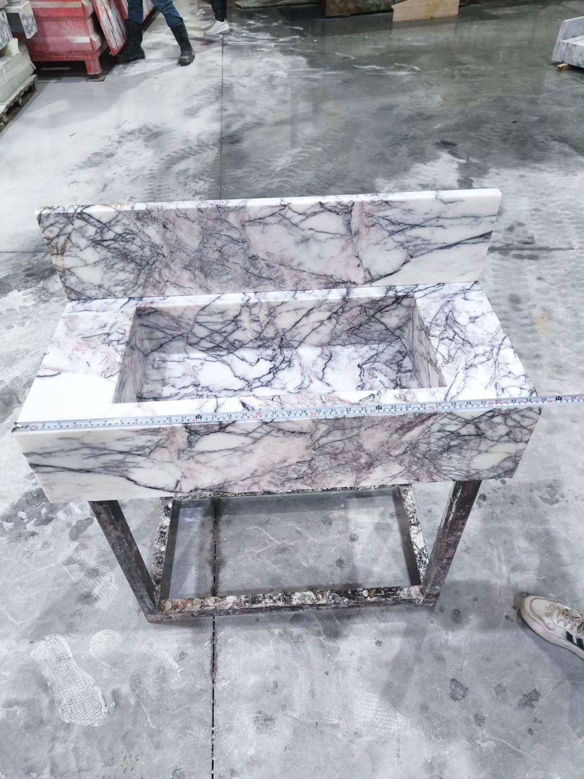 Lilac Marble Sink
