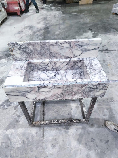 Lilac Marble Sink