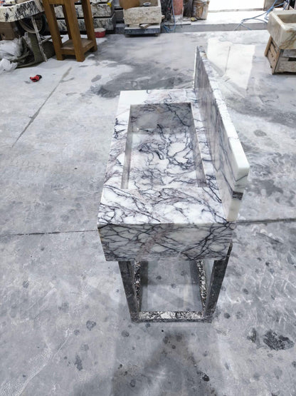 Lilac Marble Sink