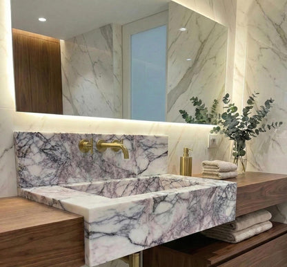 Lilac Marble Sink