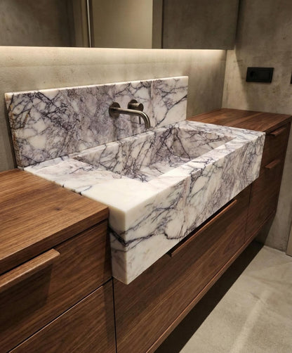 Lilac Marble Sink