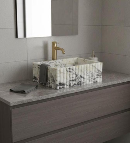 Calacatta Viola Marble Sink