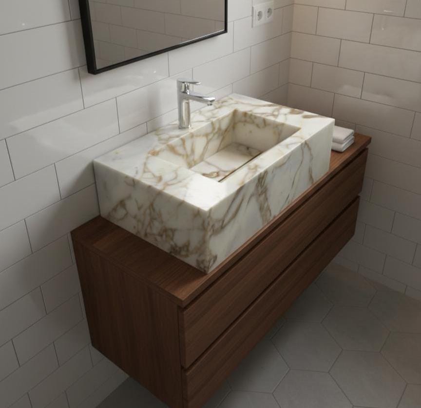 Calacatta Gold Marble Sink