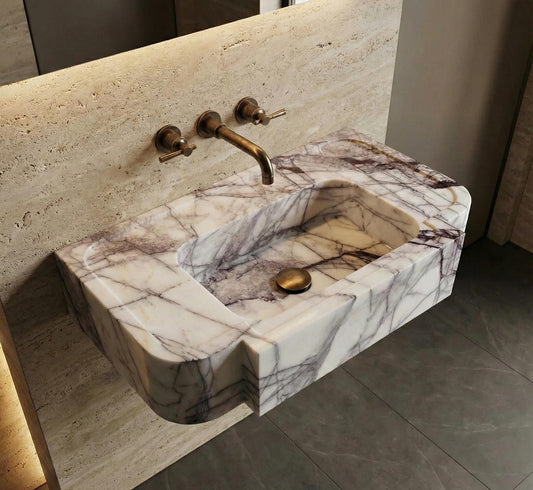 Lilac Marble Sink