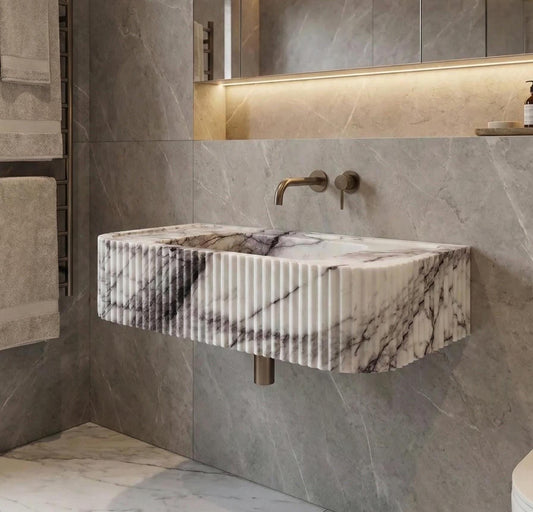 Lilac Marble Sink