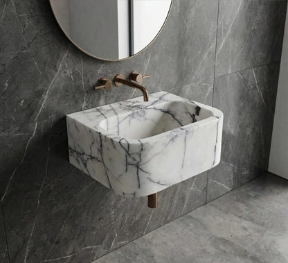 Lilac Marble Sink