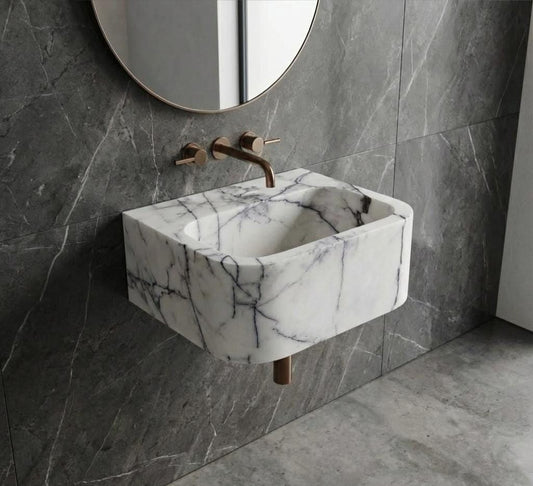 Lilac Marble Sink