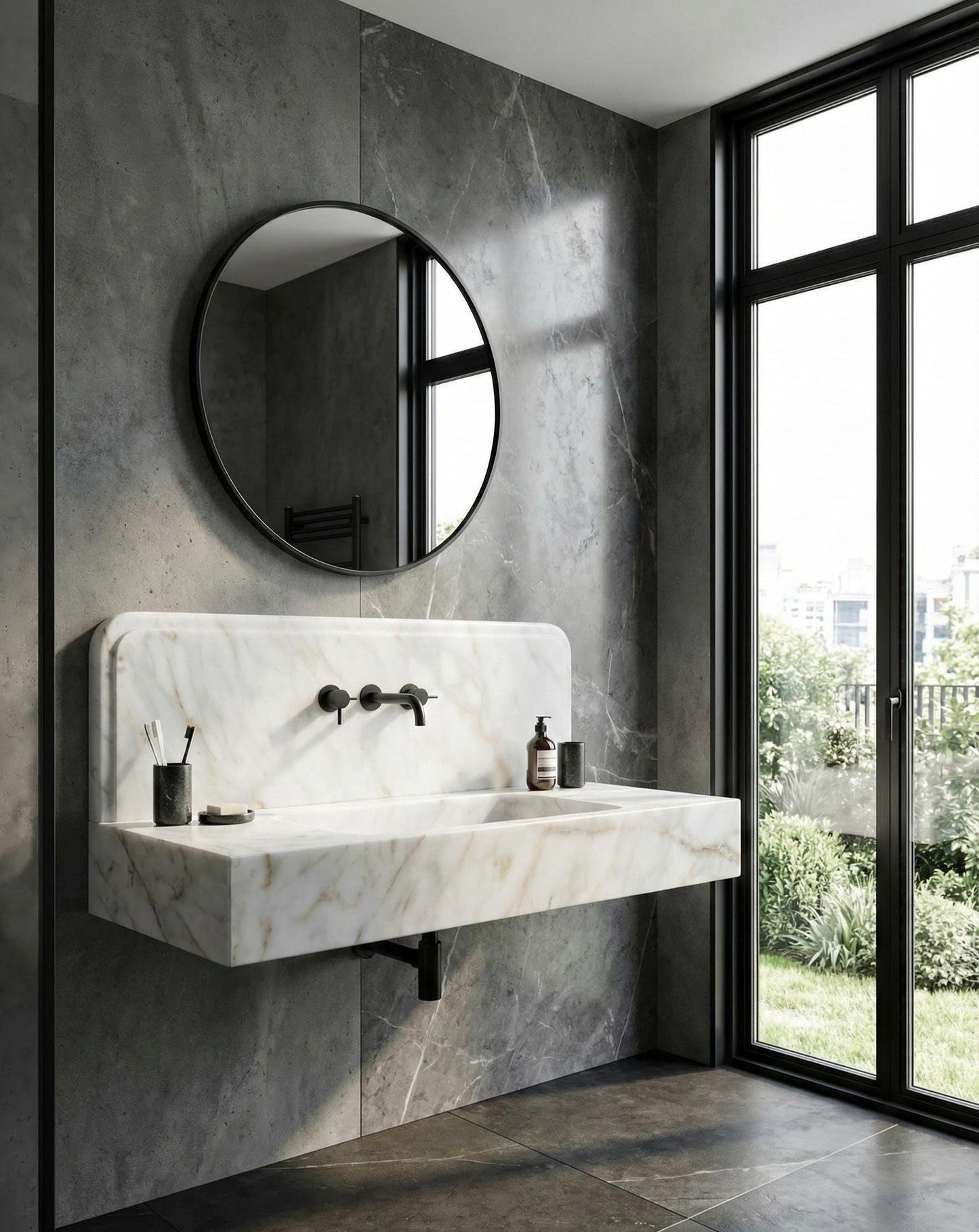 Calacatta Gold Marble Sink