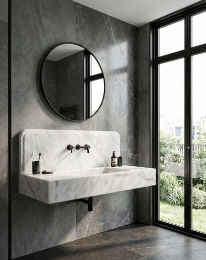 Calacatta Gold Marble Sink