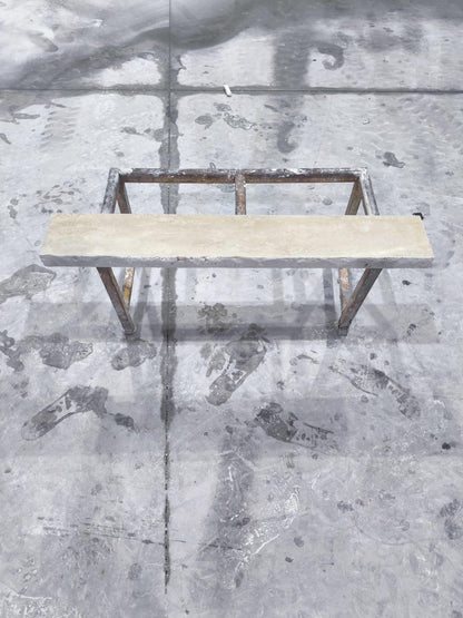 Natural Edge Travertine Shelf