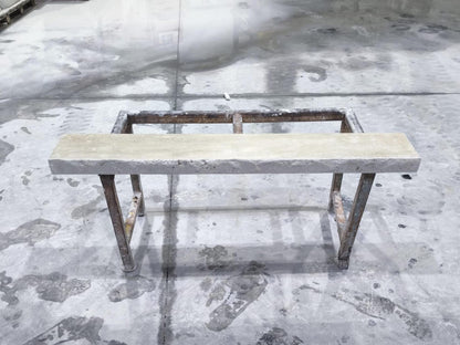 Natural Edge Travertine Shelf