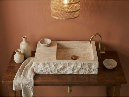 Travertine Sink