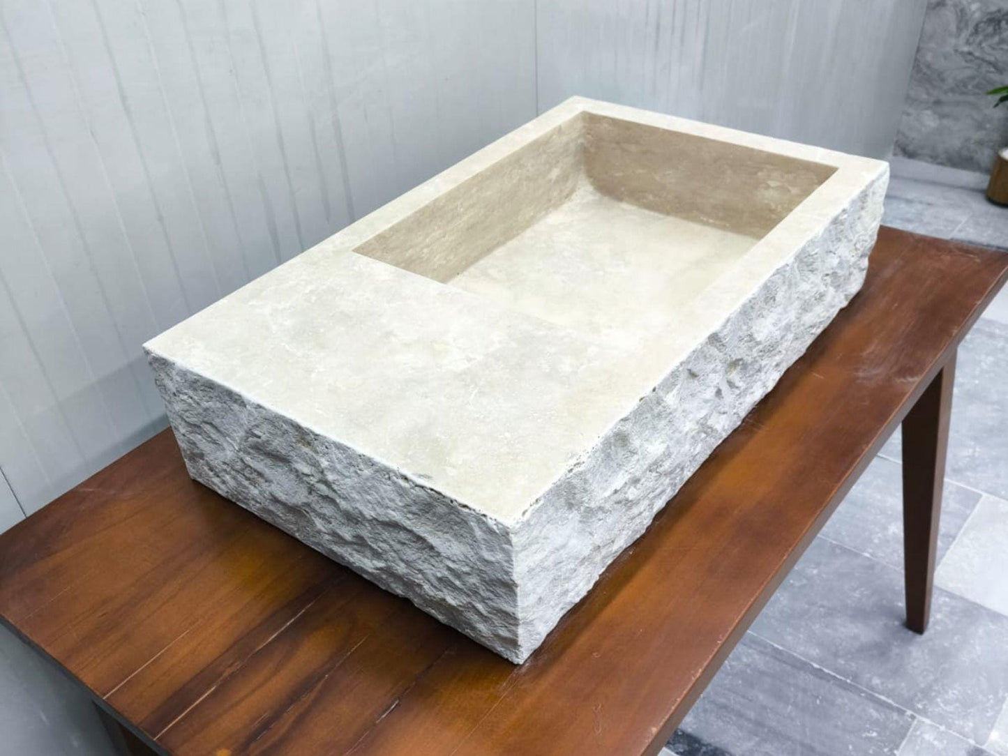 Travertine Marble Sink