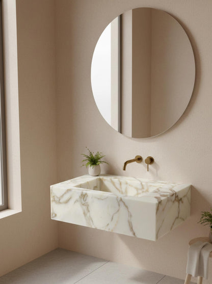 Calacatta Gold Marble Sink