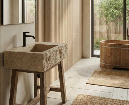 Travertine Sink