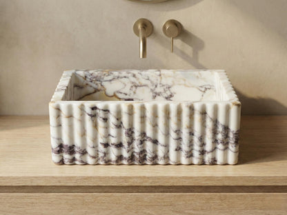 Calacatta Viola Marble Sink