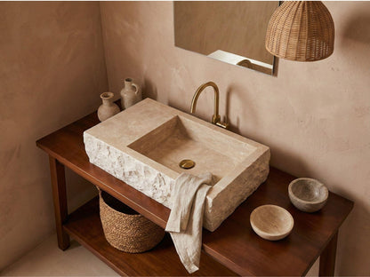 Travertine Sink