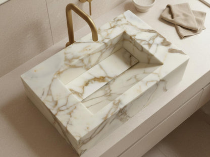 Calacatta Gold Marble Sink