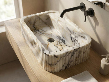 Calacatta Gold Marble Sink